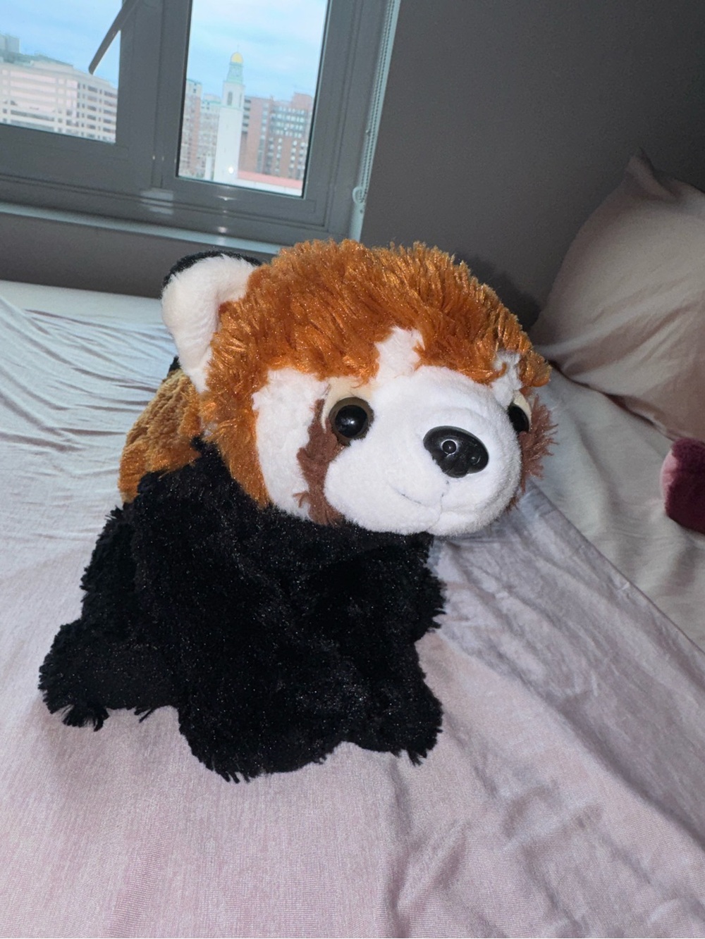 Plush Red Panda Stuffed Animal - Brown & Black
